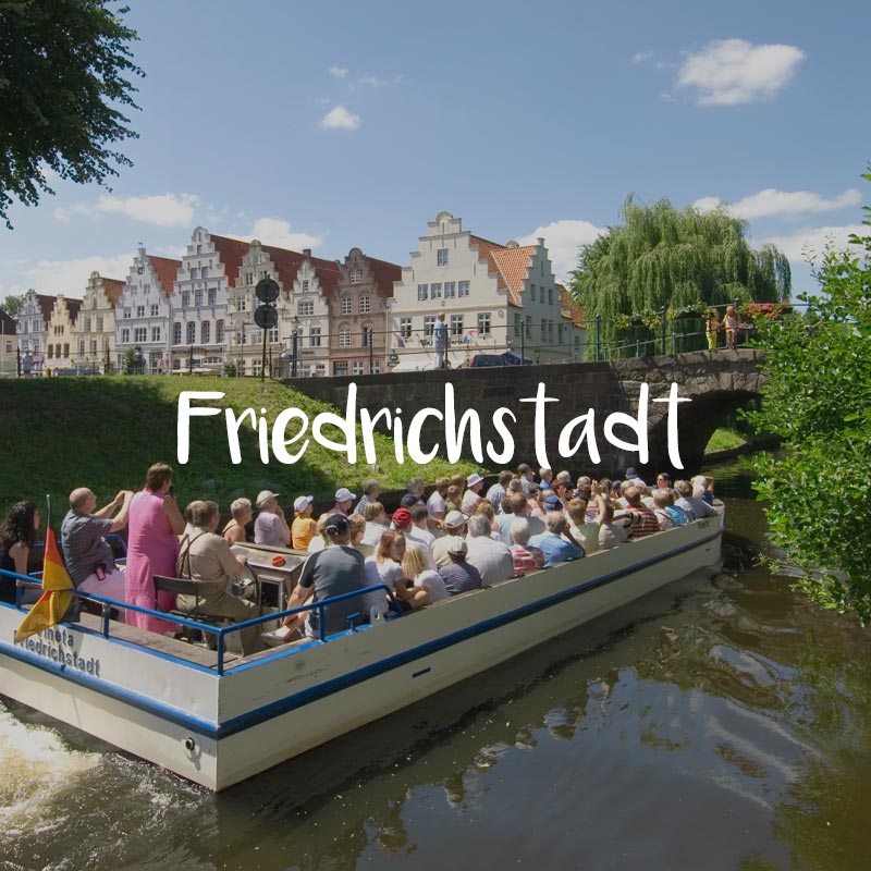 Ferienwohnungen und Ferienhäuser in der Region Ferienwohnungen und Ferienhäuser in Friedrichstadt und Umgebung